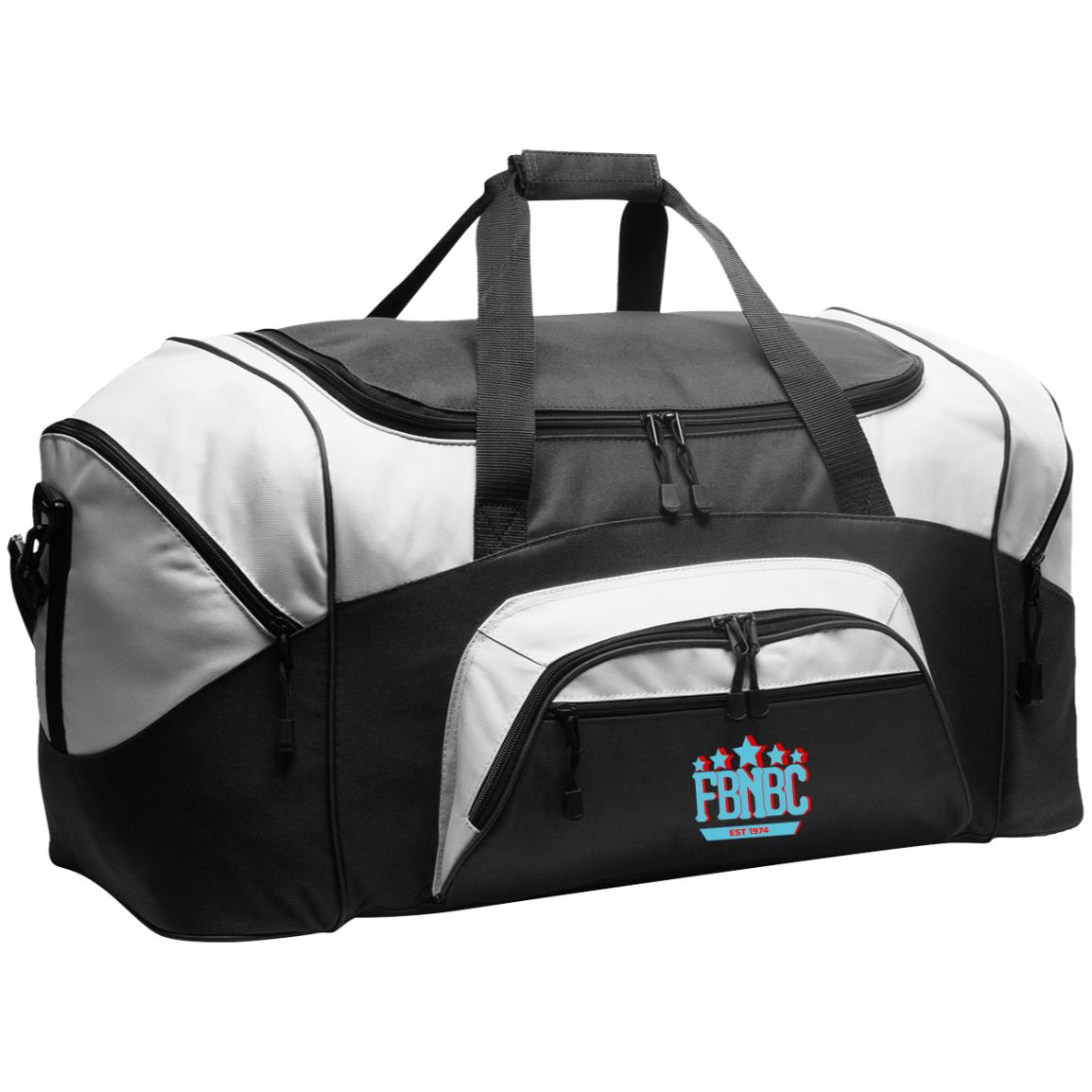 skybluerededgefbnbc BG99 Colorblock Sport Duffel