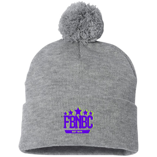 purplegreenfbnbc SP15 Pom Pom Knit Cap