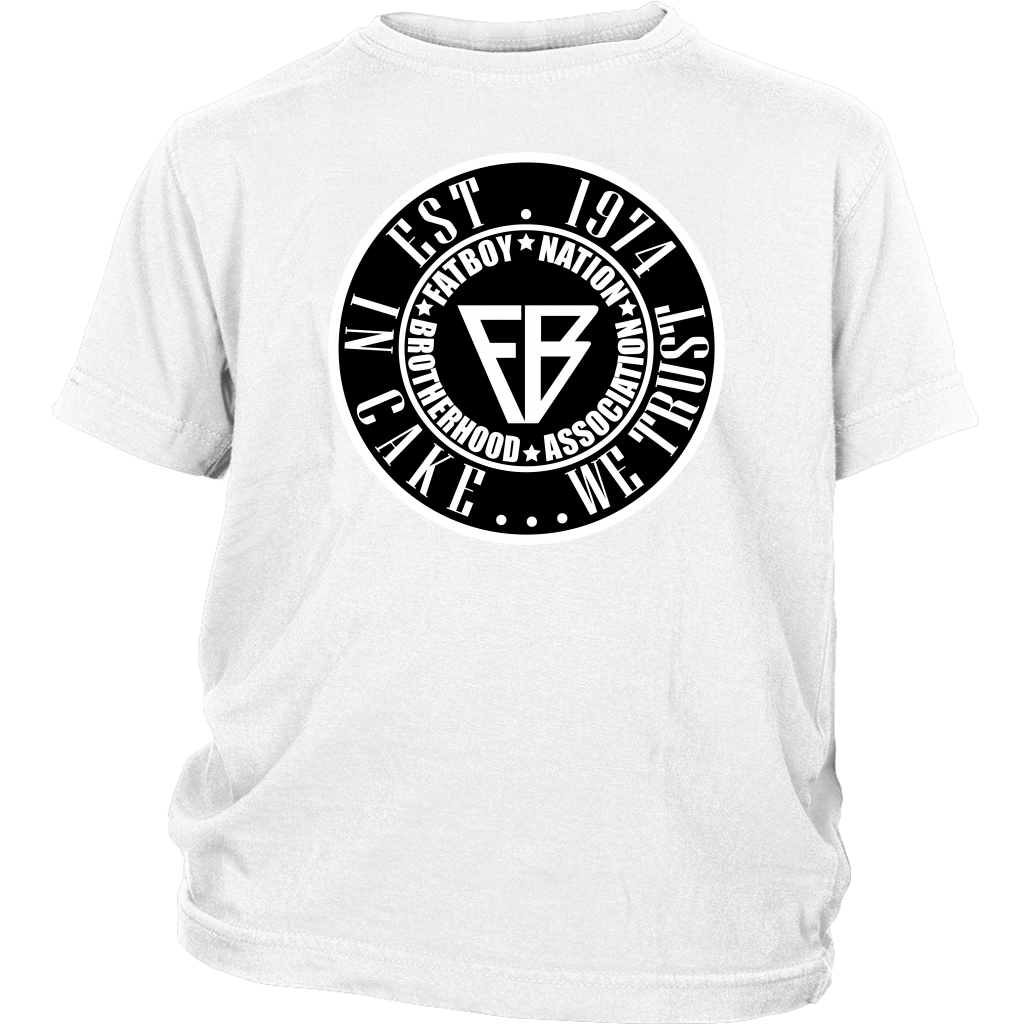 Youth Black & White "In Cake We Trust" (T-Shirt)