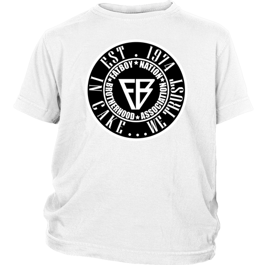 Youth Black & White "In Cake We Trust" (T-Shirt)