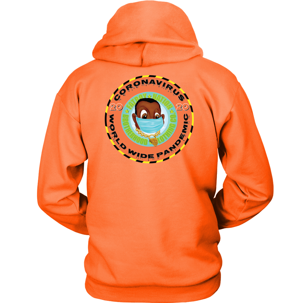 Pandemic 2020 Orange Head (Hoodie)