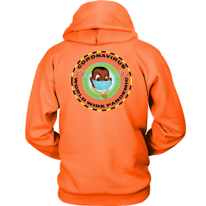 Pandemic 2020 Orange Head (Hoodie)