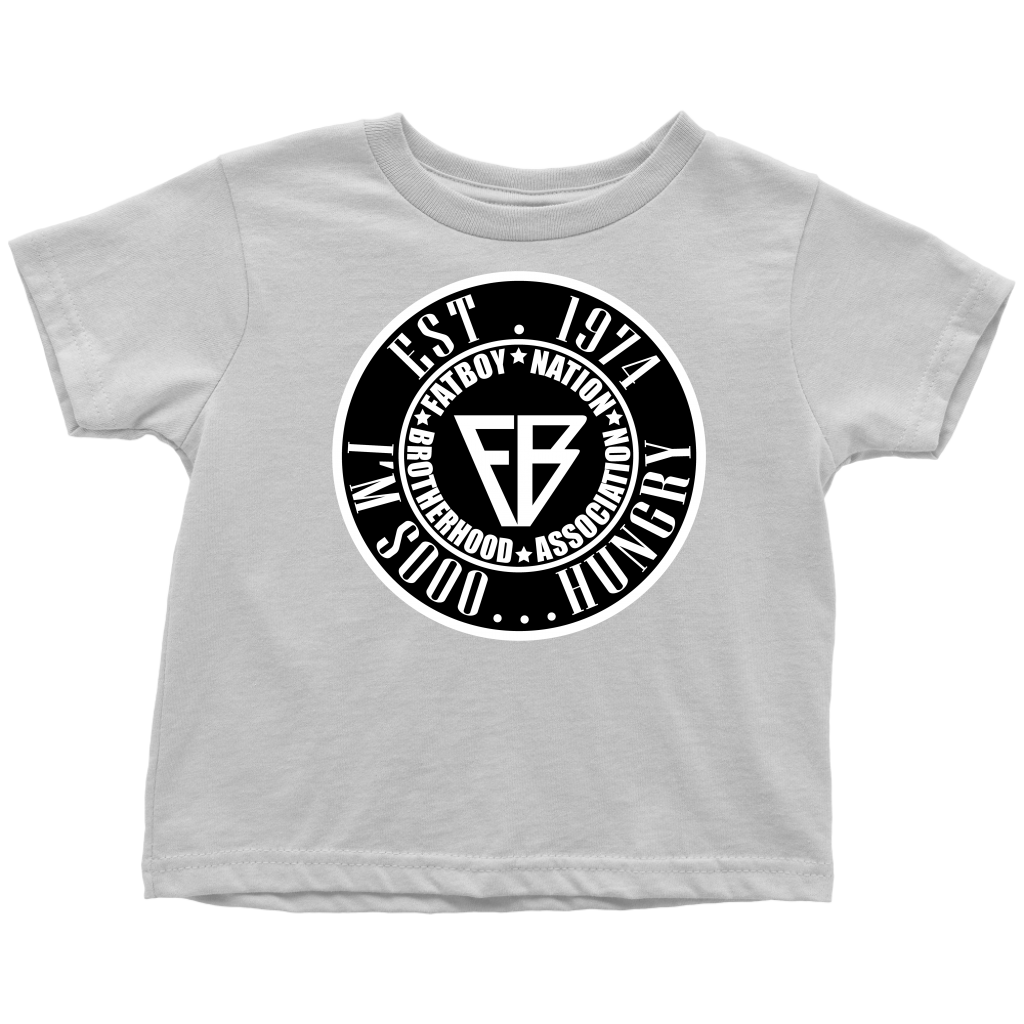 Toddler FBN Black & White I'm sooo.... Hungry (T-Shirt)